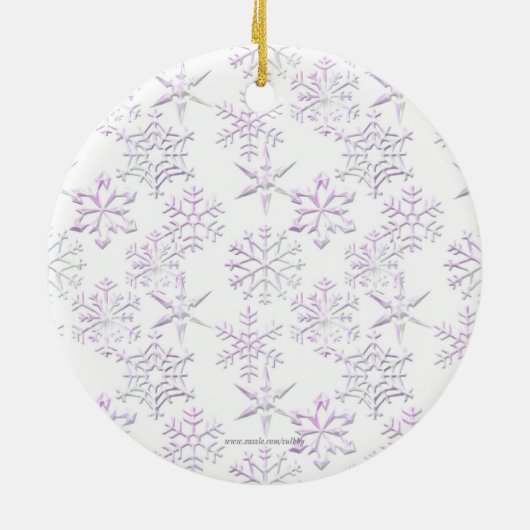 Dreiergruppe-erste Weihnachtsverzierung Keramikornament (Hinten)