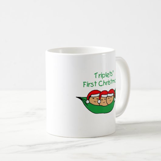 Dreiergruppe-erstes Weihnachten - Hülse (kein Kaffeetasse (VorderseiteRechts)