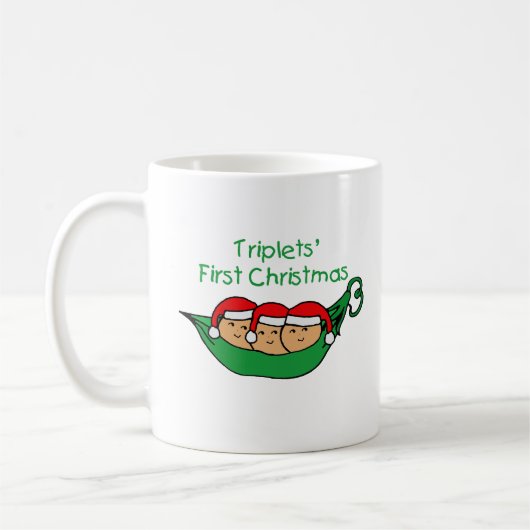 Dreiergruppe-erstes Weihnachten - Hülse (kein Kaffeetasse (Links)