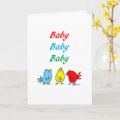 Dreiergruppe-Geburts-Gruß-Karte Karte (Gelbe Blume)