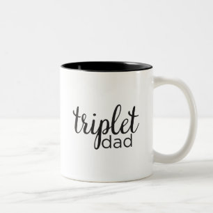 Dreiergruppe-Vater-Tasse Zweifarbige Tasse