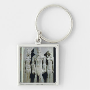 Dreiergruppe von Menkaure mit der Göttin Hathor Schlüsselanhänger