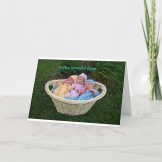 Dreiergruppen Dankeskarte