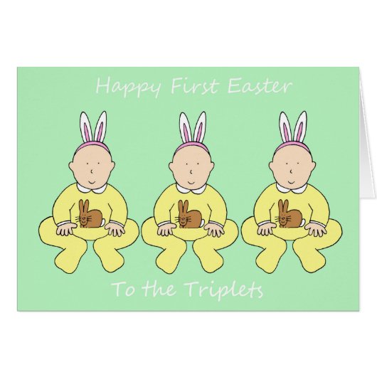 Dreiergruppen erstes Ostern (Vorderseite (Horizontal))