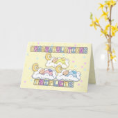 Dreiergruppen, Glückwunsch-Geburt der Karte (Gelbe Blume)