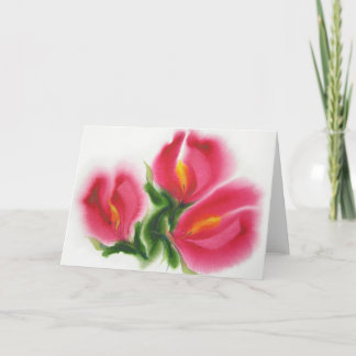 Dreiergruppen Notecard Karte