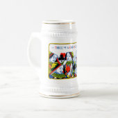 Dreierpasch Bierglas (Vorderseite Links)