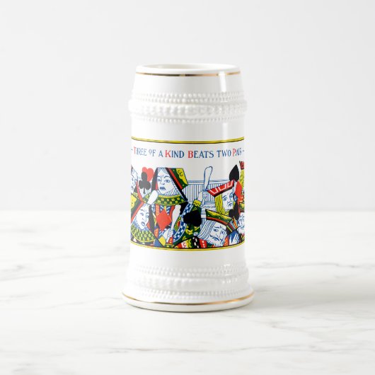 Dreierpasch Bierglas (Mittel)