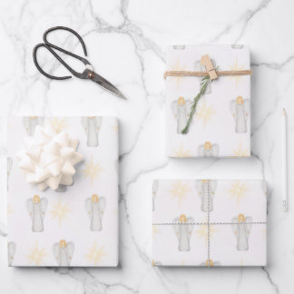 Dreierset flache Geschenkpapierbögen Geschenkpapier Set