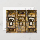 Dreiersieben-Steckplattenteile Postkarte (Vorne/Hinten)