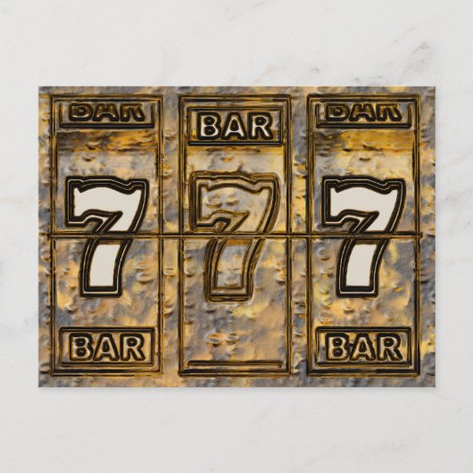 Dreiersieben-Steckplattenteile Postkarte (Vorderseite)