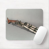 Dreifach-barrelled Pistole Mousepad (Mit Mouse)