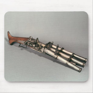 Dreifach-barrelled Pistole Mousepad