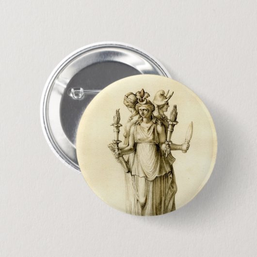 Dreifach-Bodied Hecate Button (Vorne & Hinten)