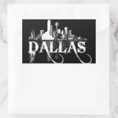 Dreifach D (Dallas, Texas) Rechteckiger Aufkleber (Tasche)