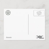 Dreifach-Goddess-Postkarte Postkarte (Rückseite)