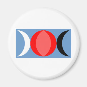 Dreifach-Goddess-Symbol Magnet