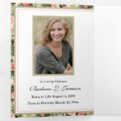 Dreifach Heiliges Herz Jesus katholische Beerdigun Dreifach Gefaltete Karte (Innen Erste Seite)