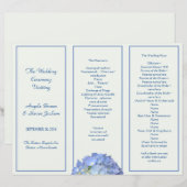 Dreifach-Hochzeitsprogramm für Blassgrün-blaue Hyd (Vorne/Hinten)