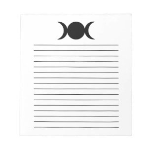 Dreifach-Mond-Notizbuch    Spirituelle Geschenke Notizblock