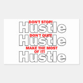 Dreifach-Oval-Sticker Rechteckiger Aufkleber (Vorderseite)