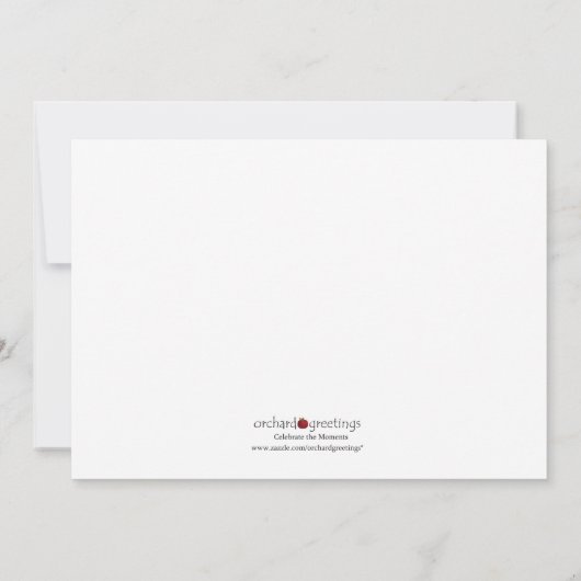 Dreifach-Rahmen-Abschluss (grün und weiß) Einladung (Rückseite)