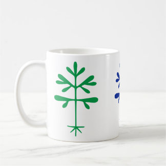 Dreifach-Tasse der Standardgröße Kaffeetasse