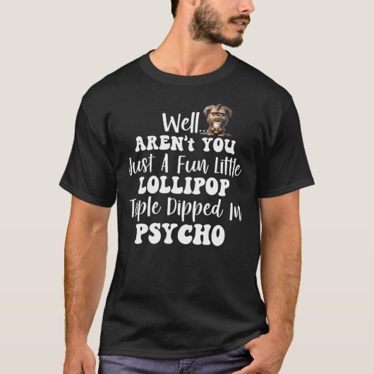 Dreifach taucht in Psycho-T - Shirt ein (Vorderseite)