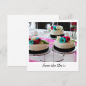 Dreifach-Torte Save-the-Date Save The Date (Vorne/Hinten)