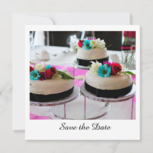 Dreifach-Torte Save-the-Date