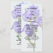 Dreifach Violette Iris Programm (Vorne/Hinten)