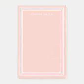 Dreifach weißer Border mit EDITABLE HINTERGRUNDFAR Post-it Klebezettel (Vorderseite)