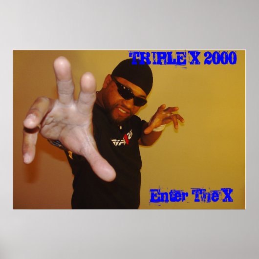 Dreifach X 2000 006, TRIPLE X 2000, Eingabe des X Poster (Vorne)