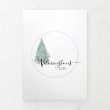 Dreifache 3-Foto-Farbkarte