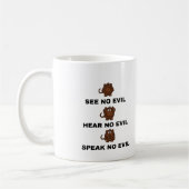 Dreifache Affenkuppen/Tasse Kaffeetasse (Links)