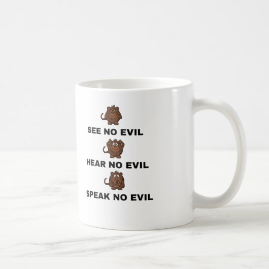 Dreifache Affenkuppen/Tasse Kaffeetasse (Rechts)