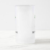 Dreifache Augen Phantastisch grün Mattglas Bierglas (Mittel)