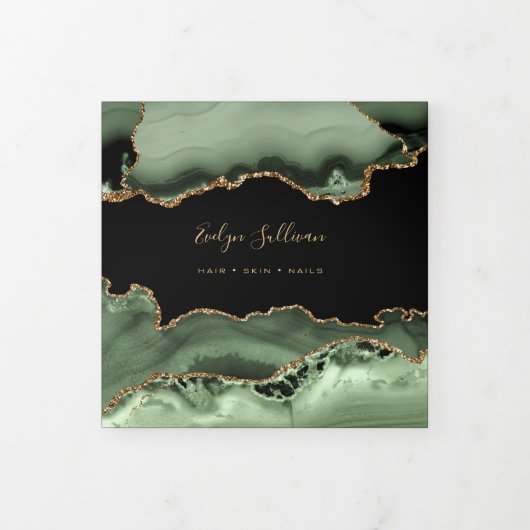 Dreifache Broschüre "Grüne Seite" (Cover)