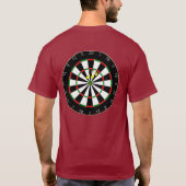 Dreifache Dartscheibe-Gruppe der T-Shirt (Rückseite)