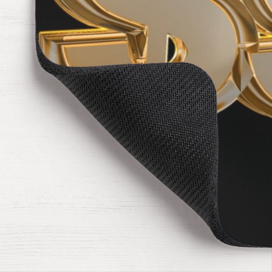 Dreifache Dollar-Zeichen Mousepad (Ecke)