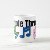 Dreifache Drohungs-Tasse Kaffeetasse (Mittel)