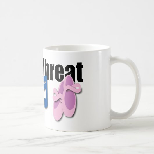 Dreifache Drohungs-Tasse Kaffeetasse (Rechts)