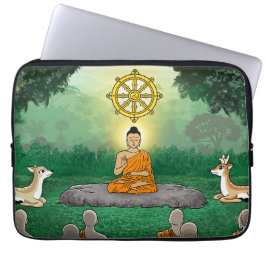 Dreifache Edelsteine: Buddha, Dharma, Sangha-Lapto Laptopschutzhülle
