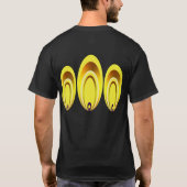 Dreifache Flammen T-Shirt (Rückseite)