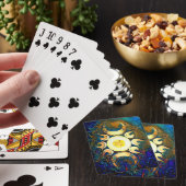 Dreifache Göttin gekrönt Spielkarten (In Situ)