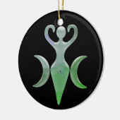 Dreifache Göttin Keramik Ornament (Links)