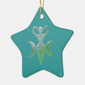 Dreifache Göttin Keramikornament (Links)