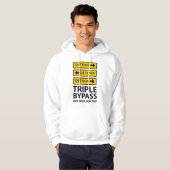 dreifache Herz-Bypass-Operation Hoodie (Vorne ganz)