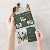 Dreifache Karten für das Grüne Jahr (Abreißen)