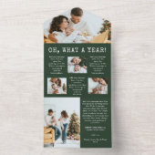 Dreifache Karten für das Grüne Jahr (Innen Boden)